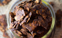 Raw Dark Chocolate Coconut Chips [Vegan, Gluten-Free ... image