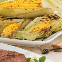Sweet 'n' Spicy Roasted Corn Recipe: How to Make It image