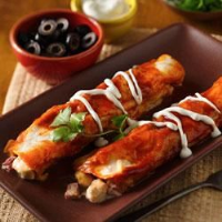 Chicken Enchiladas with Sour Cream Recipe | Allrecipes image