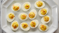 Deviled Egg with Relish Recipe | Martha Stewart image