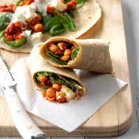 Indian Spiced Chickpea Wraps Recipe: How to Make It image