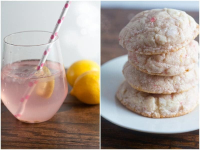 Pink Lemonade Cookies {No Food Coloring Or Mix!} | Healthy Delicious image