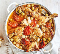 Chicken Provençal with olives & artichokes recipe | BBC Good Food image