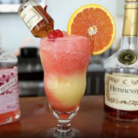Hennessy Slushie Recipe | Two Tone Hennessy Frozen Drink! image