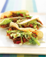 Lighter Beef Tacos Recipe | Martha Stewart image