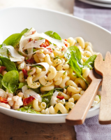 Greek Spinach-Pasta Salad with Feta and Beans | Better ... image