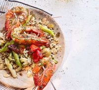 BBQ prawn recipes | BBC Good Food image