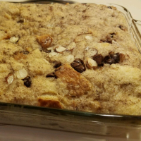 Chocolate Almond Bread Pudding Recipe | Allrecipes image