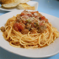 Red Bowl Spaghetti Recipe | Allrecipes image