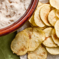 Microwave Potato Chips Recipe | EatingWell image