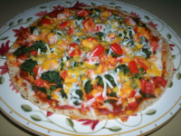 Accidental Veggie Tortilla Pizza Recipe - Food.com image