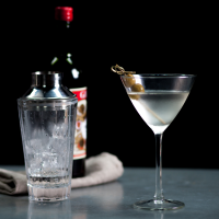 Classic Gin Martini Recipe | MyRecipes image