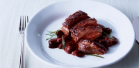 Duck Breast with Sweet Cherry Sauce Recipe Recipe | Epicurious image