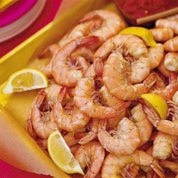 Steamed Shrimp Recipe | MyRecipes image