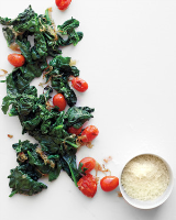 Sauteed Spinach and Tomatoes Recipe | Martha Stewart image
