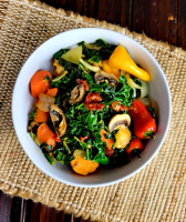 Kale and Mushroom Stir-Fry | Allrecipes image