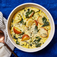Vegetarian Potato-Kale Soup Recipe | EatingWell image