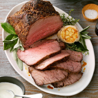 Peppery Roast Beef Recipe: How to Make It - Taste of Home: Find Recipes, Appetizers, Desserts, Holiday Recipes & Healthy Cooking Tips image