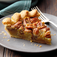 Maple Pecan Pie Recipe: How to Make It - Taste of Home: Find Recipes, Appetizers, Desserts, Holiday Recipes & Healthy Cooking Tips image