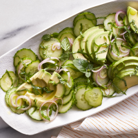 Cucumber & Avocado Salad Recipe | EatingWell image