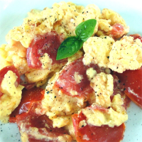 Fresh Tomato Parmesan Scramble Recipe | Allrecipes image