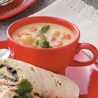 Vegetable Cheese Soup Recipe: How to Make It image