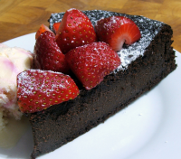 Decadent Flourless Chocolate Cake Recipe - Food.com image