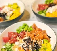 Salmon and Tuna Poke Bowl | Foodtalk image