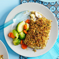 Pistachio-Crusted Fish Fillets Recipe: How to Make It image