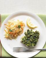 Pistachio-Crusted Cod Recipe | Martha Stewart image