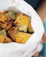 Grilled Corn with Chili Powder and Lime Recipe | Martha ... image
