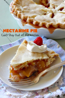 Nectarine Pie – Can't Stay Out of the Kitchen image