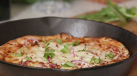 Cast-Iron Skillet Pizza Recipe | Southern Living image