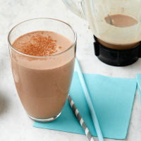 Chocolate-Peanut Butter Protein Shake Recipe | EatingWell image