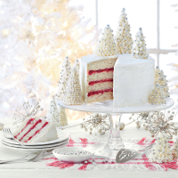 Spice Cake with Cranberry Filling Recipe | Southern Living image
