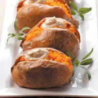Dolloped Sweet Potatoes Recipe: How to Make It image