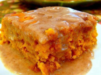 Pumpkin Cake with Apple Cider Glaze | Just A Pinch Recipes image