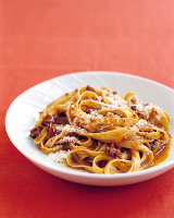 Pasta and Easy Italian Meat Sauce Recipe | Martha Stewart image