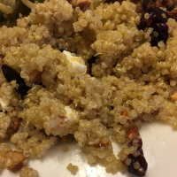 Quinoa with Feta, Walnuts, and Dried Cranberries Recipe ... image