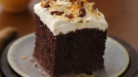 Chocolate Rum Cake Recipe - BettyCrocker.com image