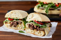 Best Steak Sandwich Recipe - How to Make Steak Sandwich - Recipes, Party Food, Cooking Guides, Dinner Ideas - Delish.com image