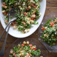 Quinoa, Chickpea and Spinach Salad Recipe - Kate Winslow ... image