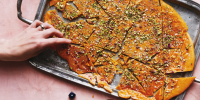 Saffron–Rose Water Brittle with Pistachios and Almonds ... image