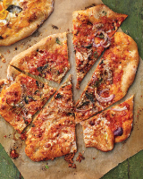 Pizza with Anchovies, Red Onion, and Oregano Recipe ... image