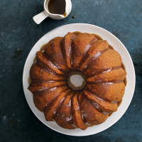 Apple Bundt Cake with Brown-Sugar Glaze Recipe | MyRecipes image