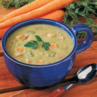 Spicy Split Pea Soup Recipe: How to Make It image