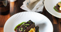 Curtis Stone's braised short ribs with pomme purée and ... image