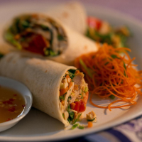 Chicken Salad Wraps Recipe | EatingWell image