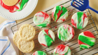 3-Ingredient Marbled Holiday Sugar Cookies Recipe ... image