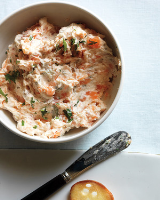 Smoked Salmon Dip with Bagel Chips Recipe | Martha Stewart image
